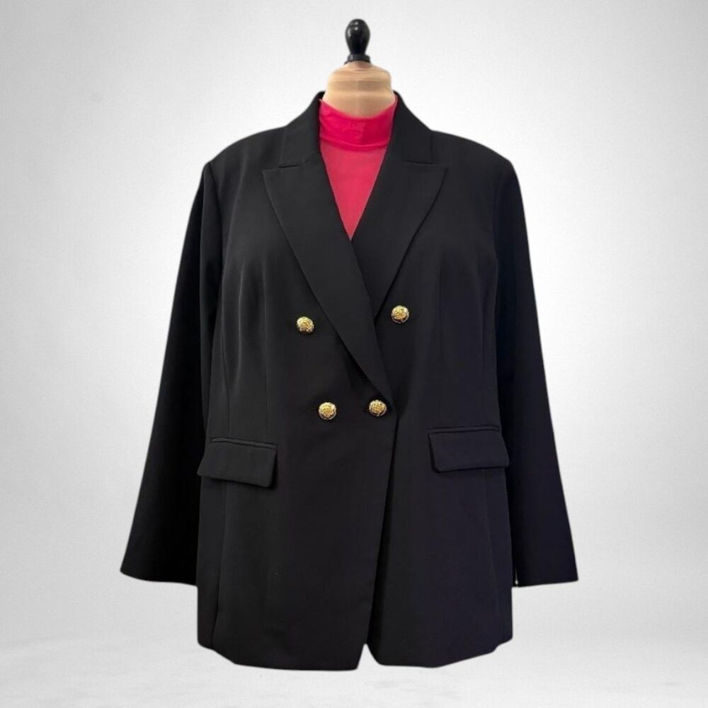 INC International Concepts Plus Size Double Breasted Blazer, NWOT! Size 3X